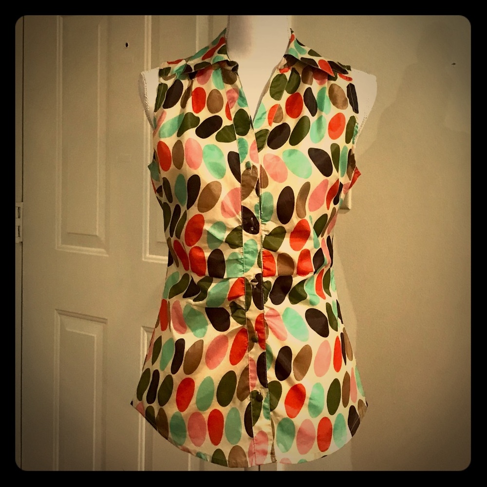Poly Silk Zoe D sleeveless blouse